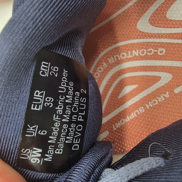 Ryka Sneakers Devotion Devo Plus‎ 2 Womens Size 9W Walking Blue Pink - Picture 6 of 6